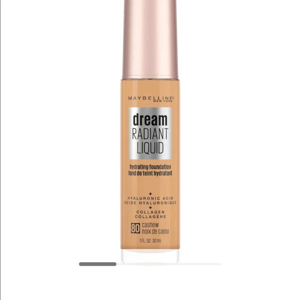 💄✨💄 Maybelline Dream Radiant Liquid Foundation Coverage Hydrating In CASHEW !!